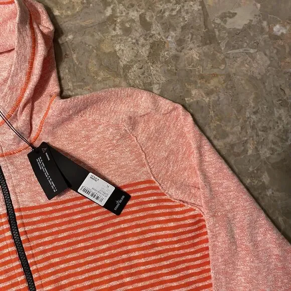 NWT Stone Island Marina Hoodie Sweatshirt Women's Size XL Pink